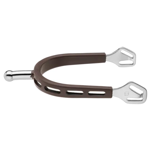 HS Sprenger Ultra Fit Brown Grip sporen 30 mm bruin