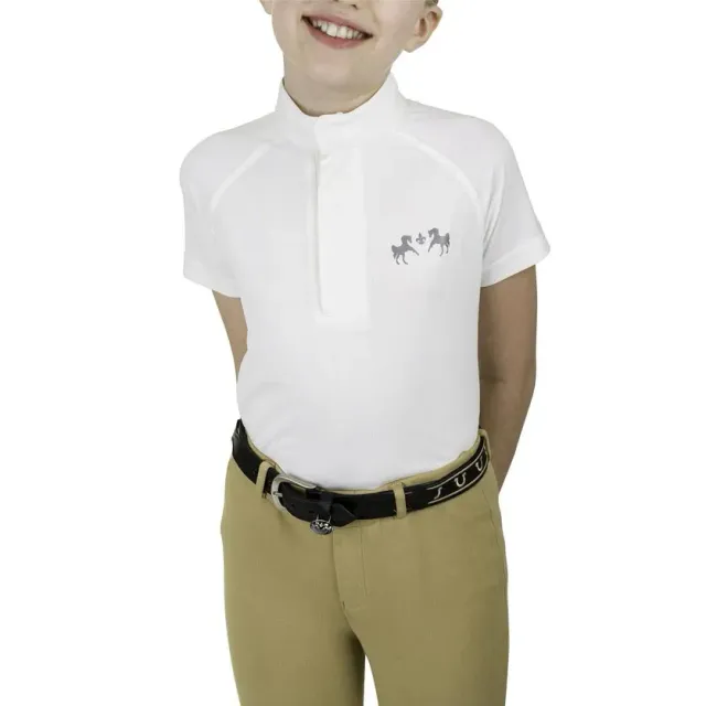 Equine Couture Magda wedstrijdshirt wit kind