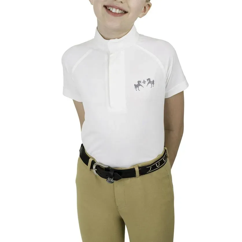 Equine Couture Magda wedstrijdshirt wit kind