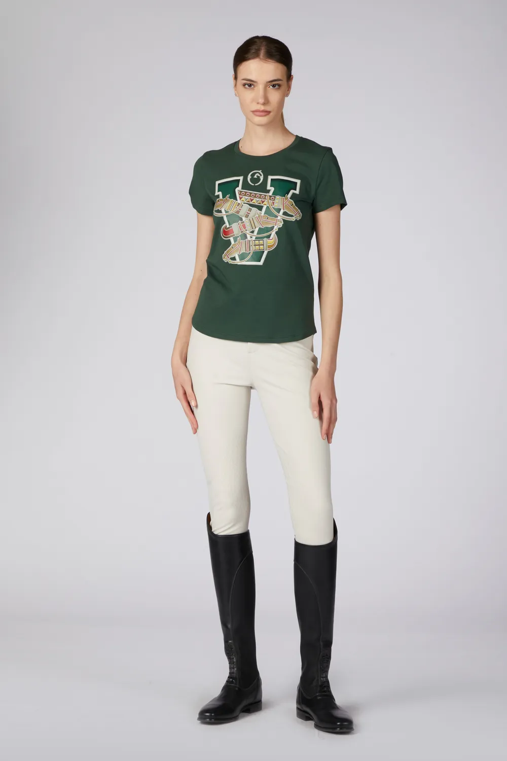 Vestrum Rabat T-shirt dames katoen donkerbruin
