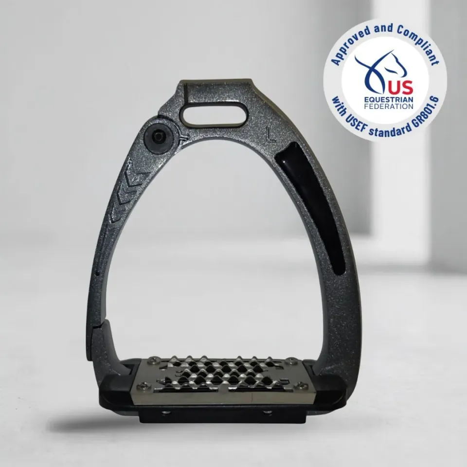 TuffRider Elite Tech veiligheidsbeugels 4 inch mat zwart