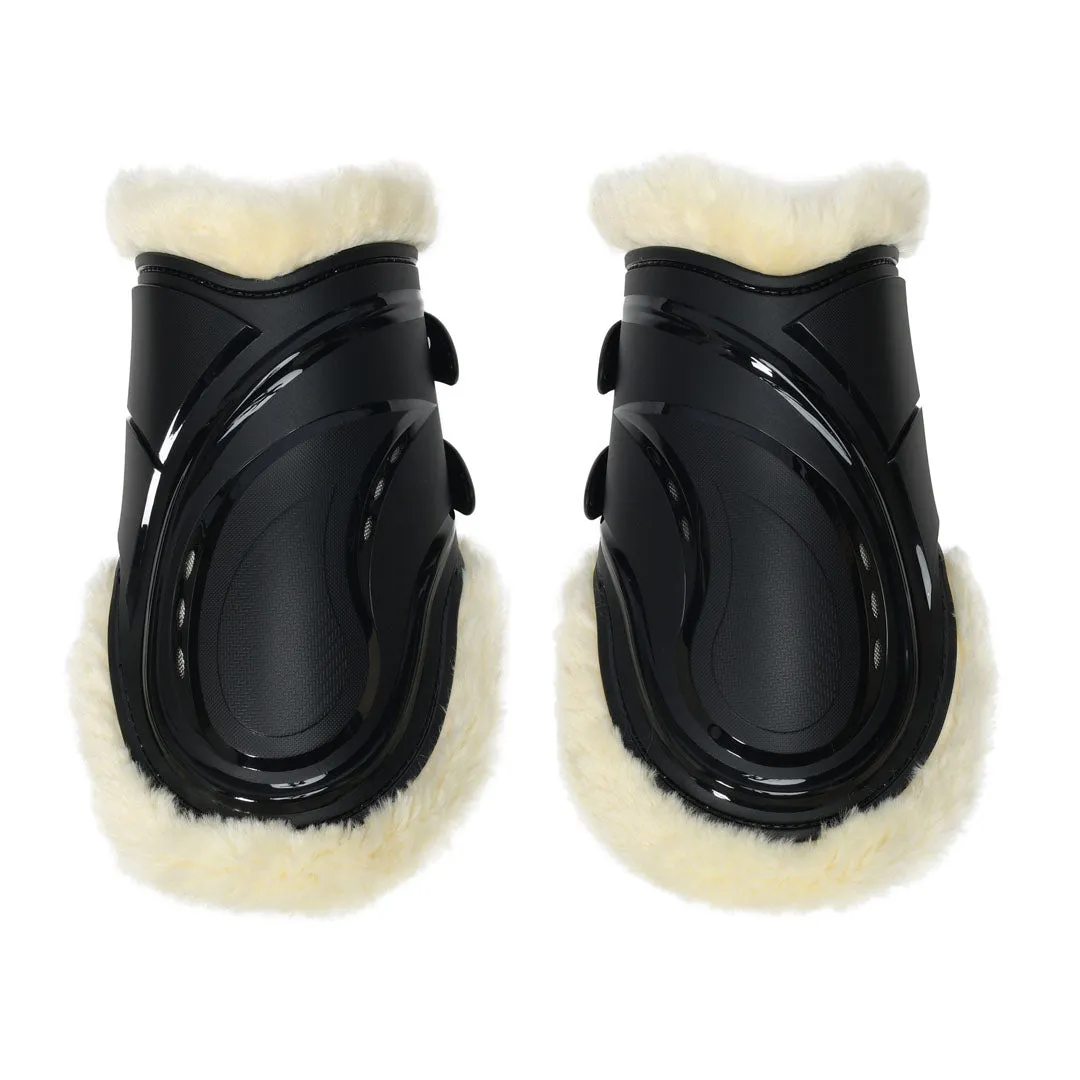 TuffRider Airflow Iron Man kogelbeschermers zwart Full bont