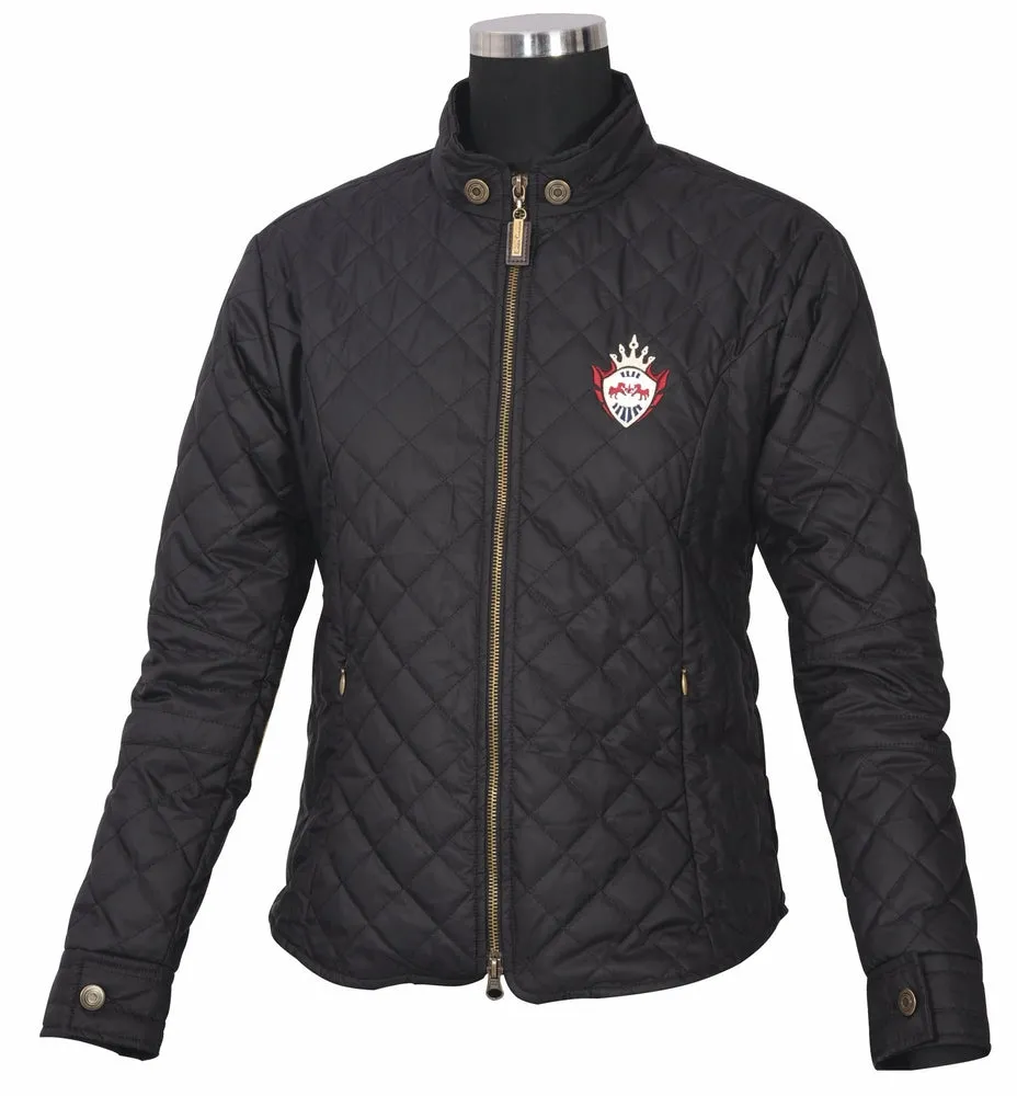 Equine Couture Denisson dames rijjas beige 3XL gewatteerd