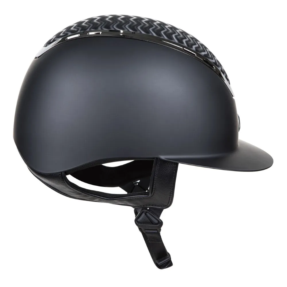 TuffRider Ultimate Wide Brim rijhelm zwart zonneklep