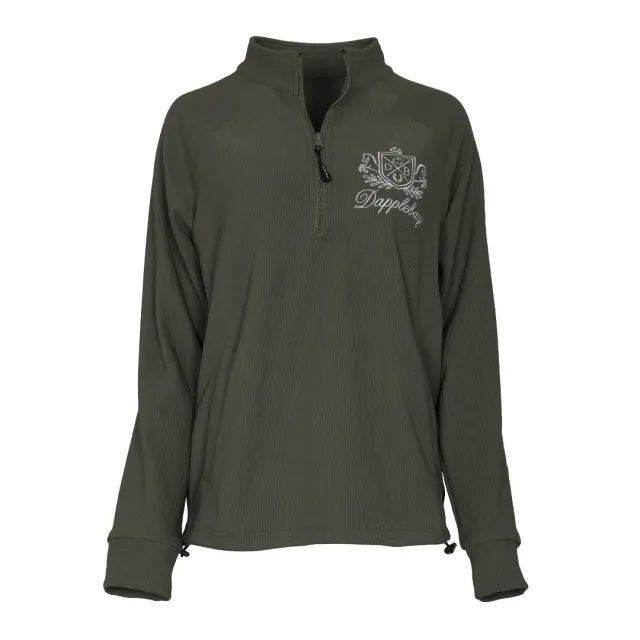 Dapplebay Signature Ribbed pullover trui rosemary geribd
