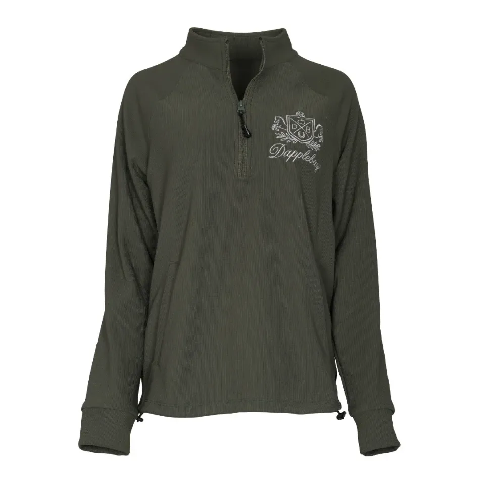 Dapplebay Signature Ribbed pullover trui rosemary geribd