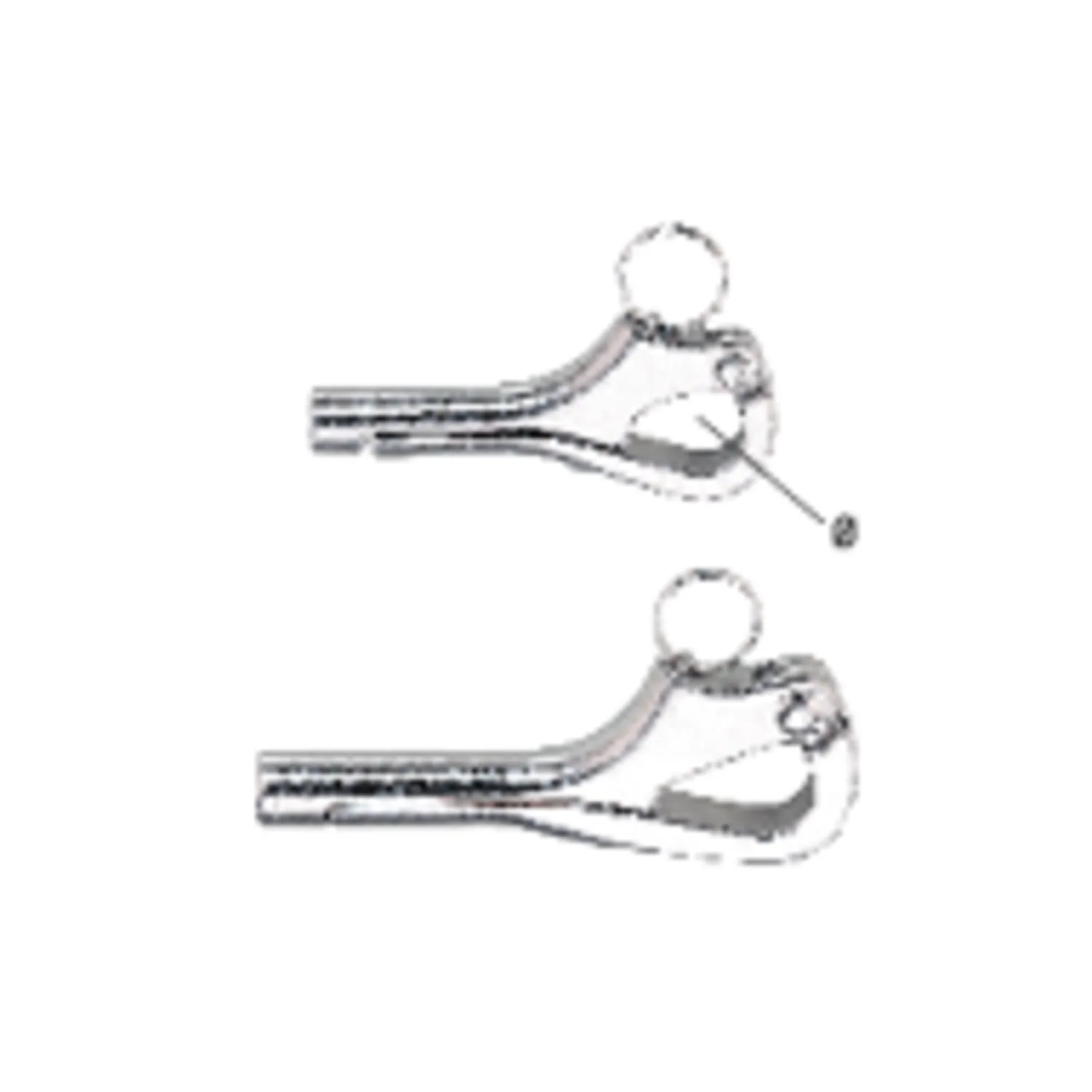 HS Sprenger Pelikaanhaak RVS 75 mm M6 Spaansluiting