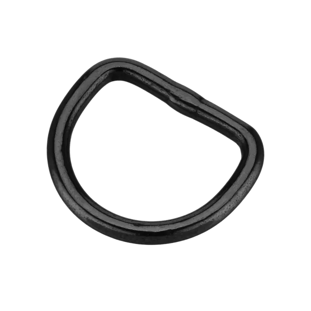 Herm Sprenger D-ring zwart rvs 4,0 mm 25 mm gelast