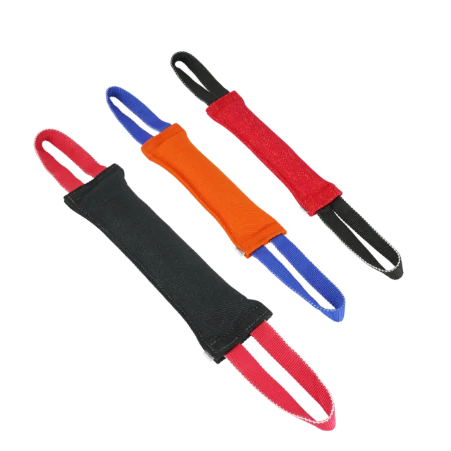 Herm Sprenger Bringsel katoen 31x7 cm rood-zwart