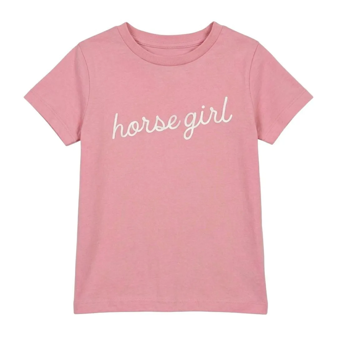 Dapplebay Horse Girl kinder t-shirt Ballet Pink katoen
