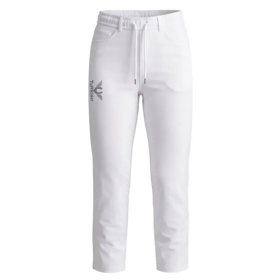 TuffRider Youth Polo polobroek Wit jongens stretch