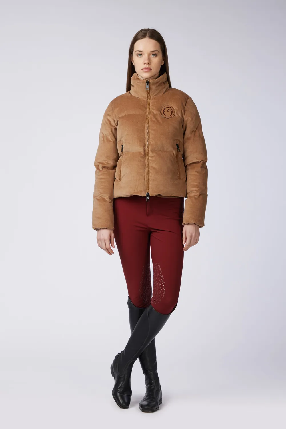 Vestrum Baku jas dames midnight blue ribfluweel