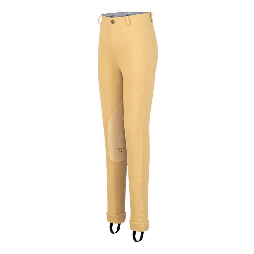 TuffRider Cotton Pull-On kinder jodhpur Light Tan katoen