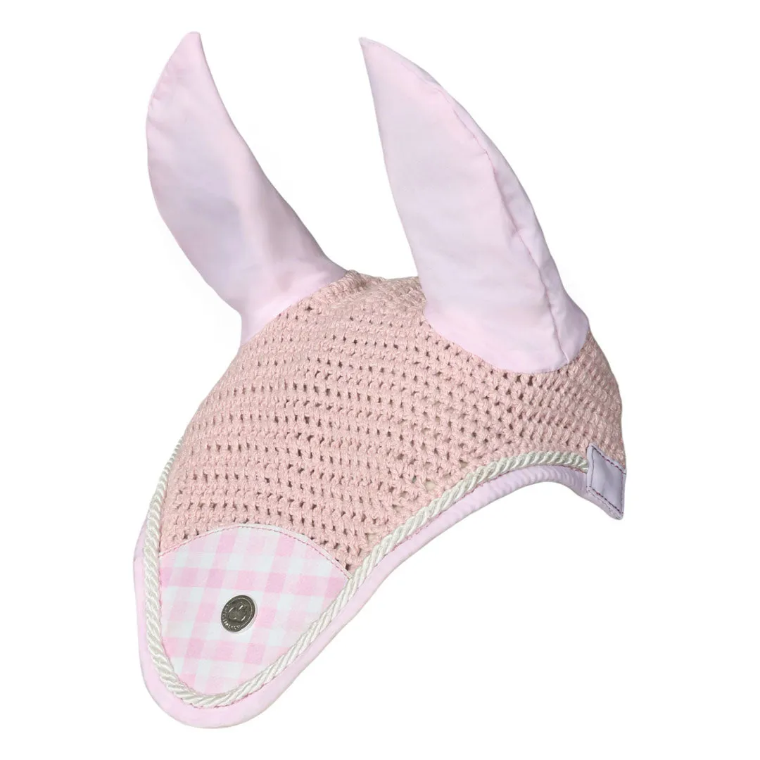 Dapplebay Gingham vliegenmuts roze-wit Cob