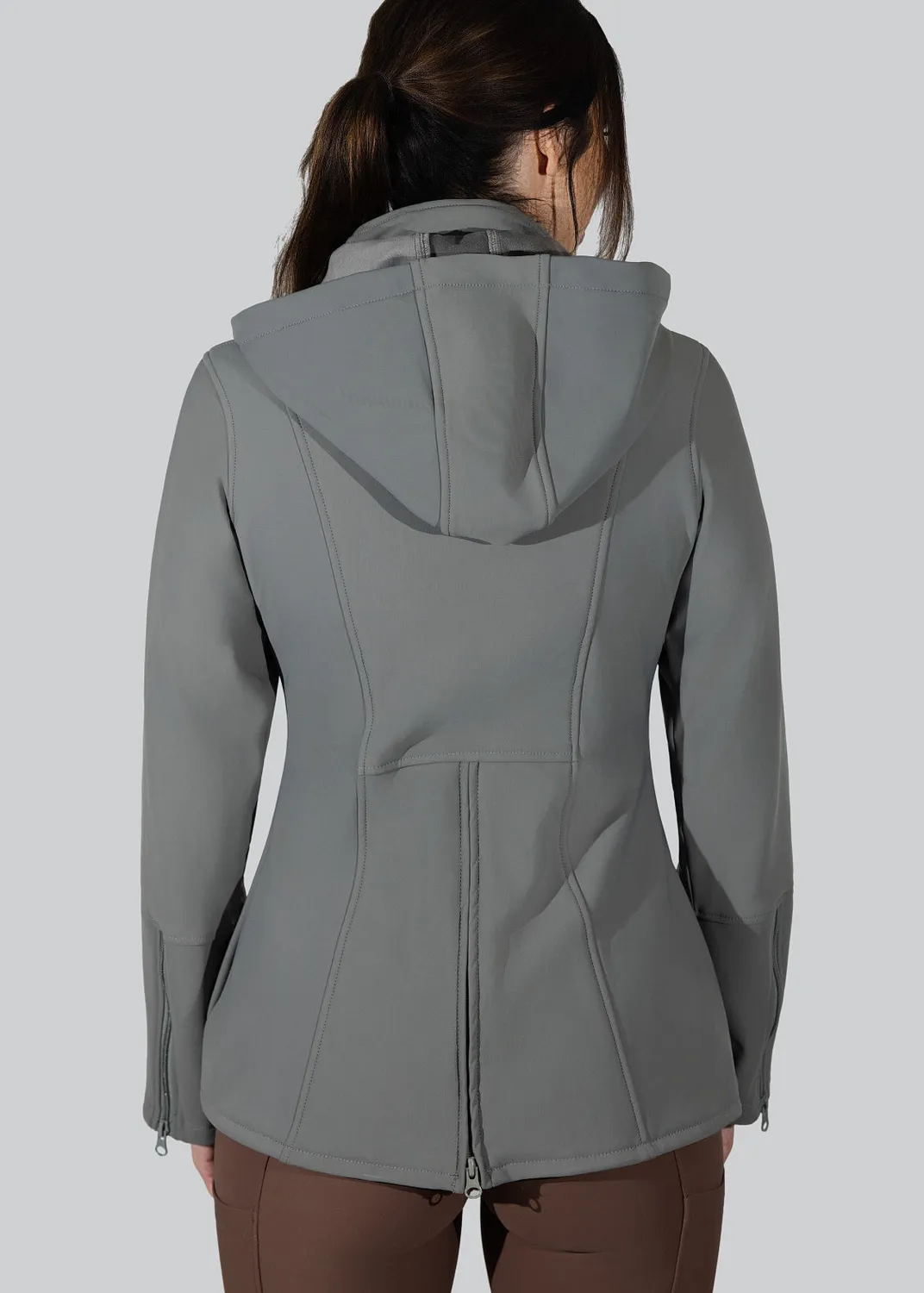Dapplebay Everyday softshell jas Graphite fleece