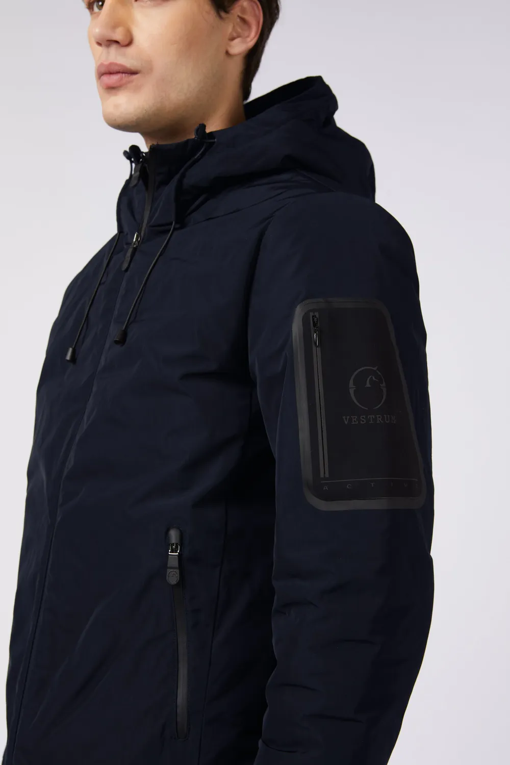 Vestrum Amburgo winterjas heren navy winddicht