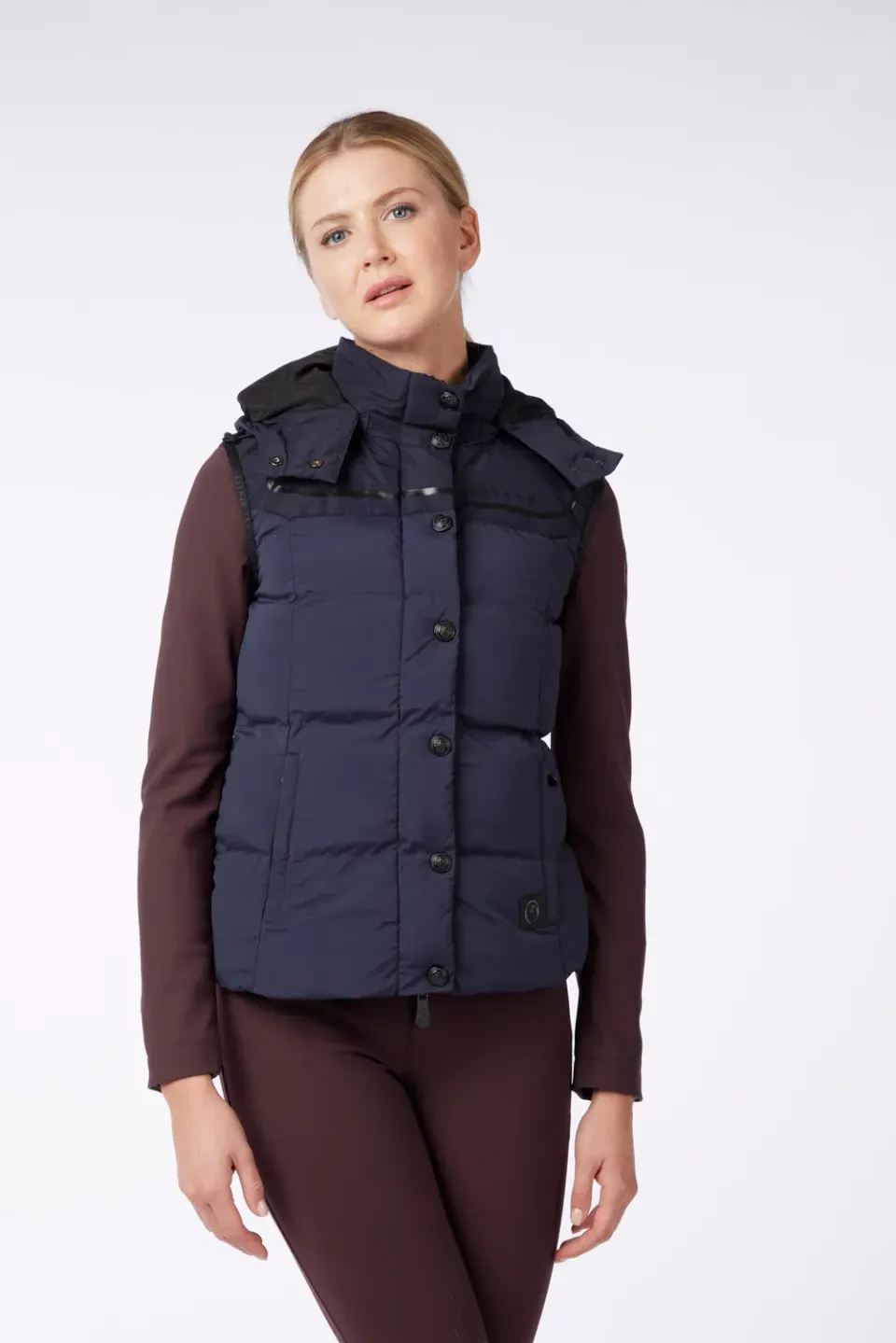 Vestrum Amiens dames bodywarmer navy ecodown