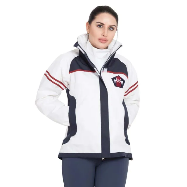 Equine Couture Regatta regenjas dames waterdicht navy/wit