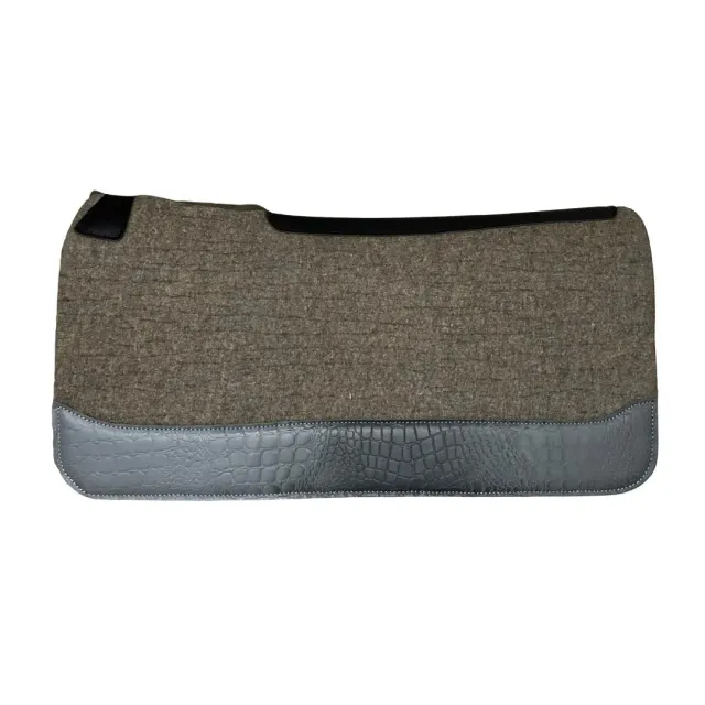 TuffRider Stellar western zadelpad wol grijs 32x32