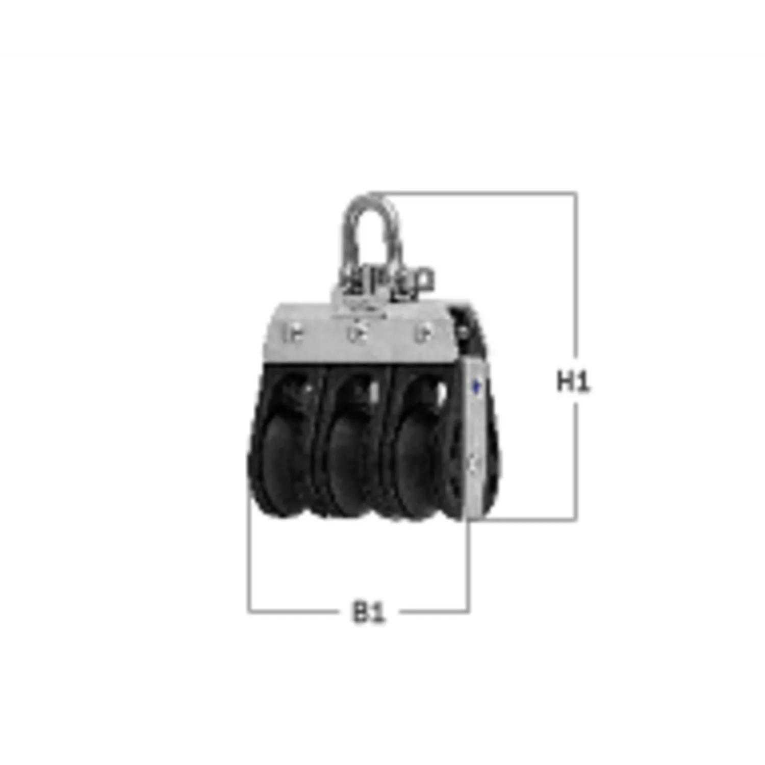 HS Sprenger S-Block Glijlager 8mm 3 rollen