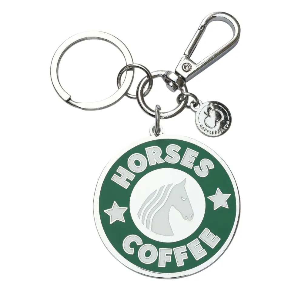 Dapplebay Horses & Coffee sleutelhanger