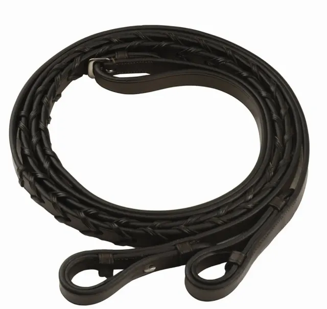 Henri de Rivel Advantage extra long leren teugels havana OS