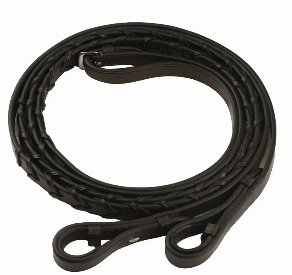 Henri de Rivel Advantage extra long leren teugels havana OS
