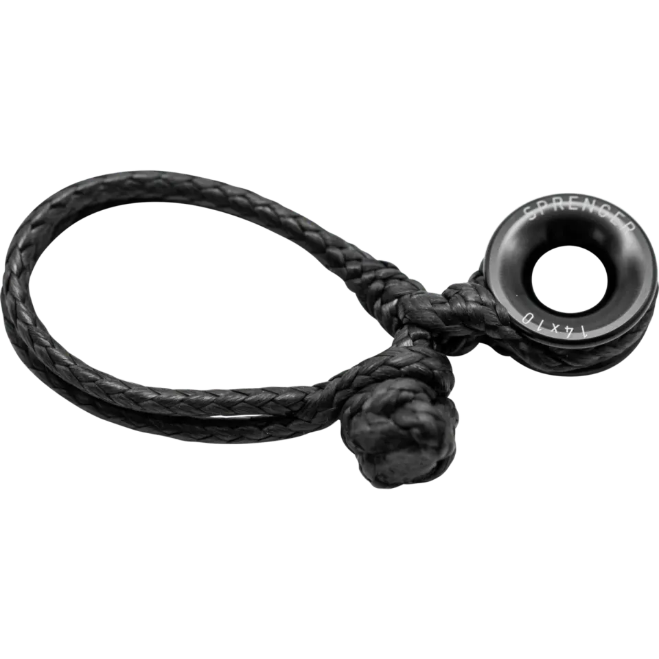 HS Sprenger softsjakel zwart dubbel 5 mm