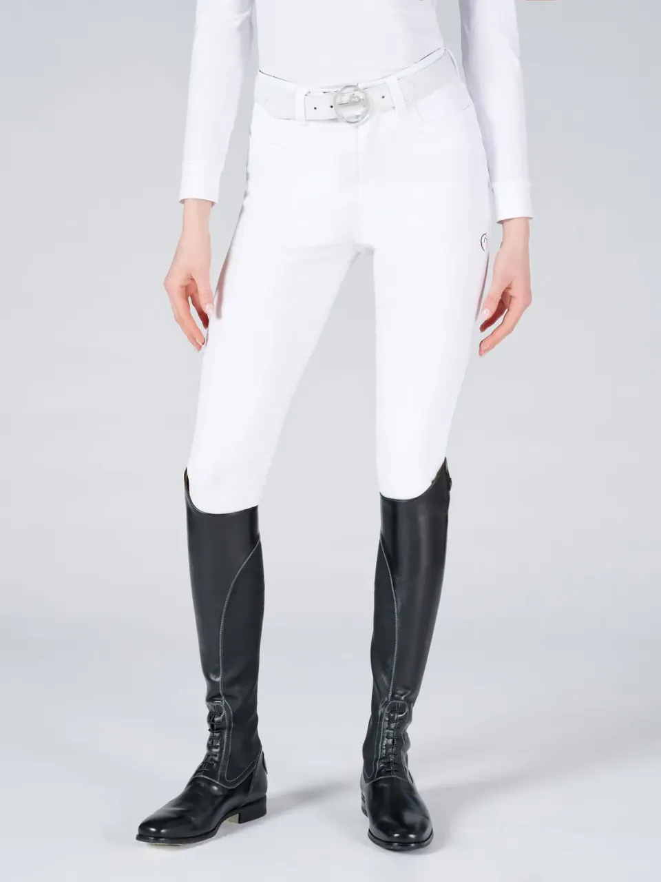 Vestrum Syracuse rijbroek dames full grip blauw stretch