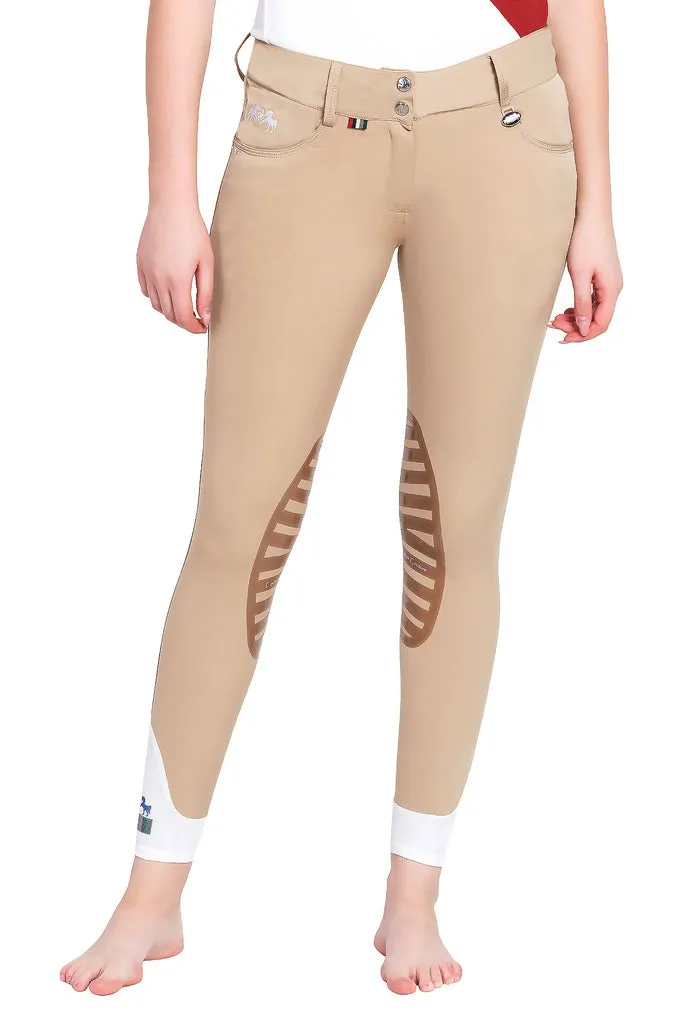 Equine Couture Darsy knee patch rijbroek wit