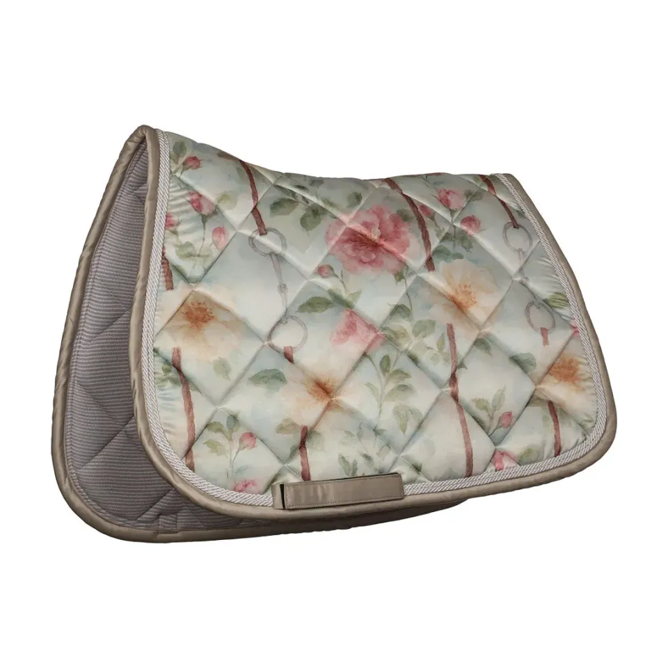 Dapplebay Vintage Floral zadeldek pony bloemen
