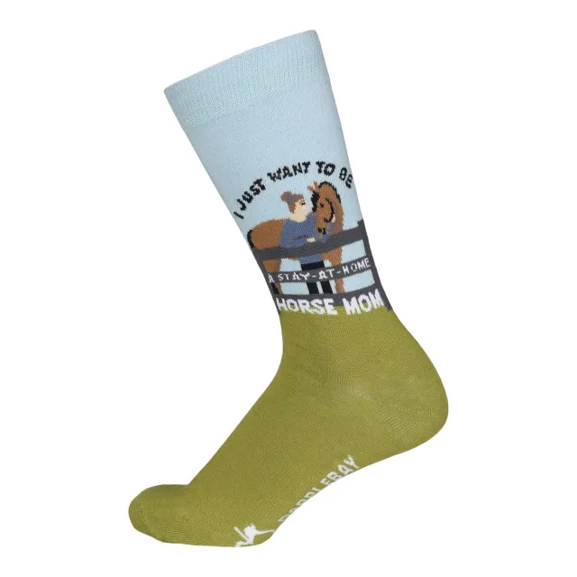 Dapplebay Horse Mom sokken crew multi one size stretch