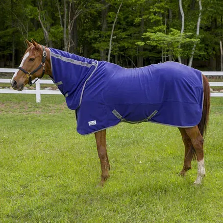 TuffRider Fleece Cooler zweetdeken zwart combo