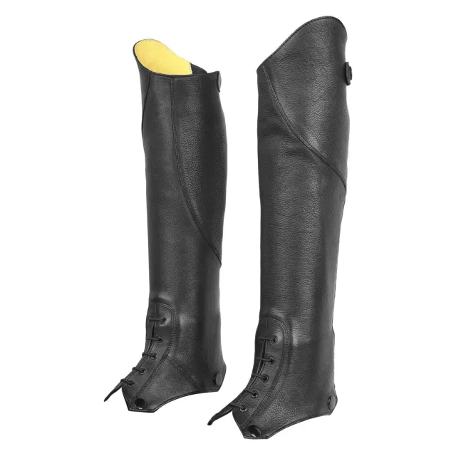 TuffRider Hinterland dames chaps zwart volnerfleer