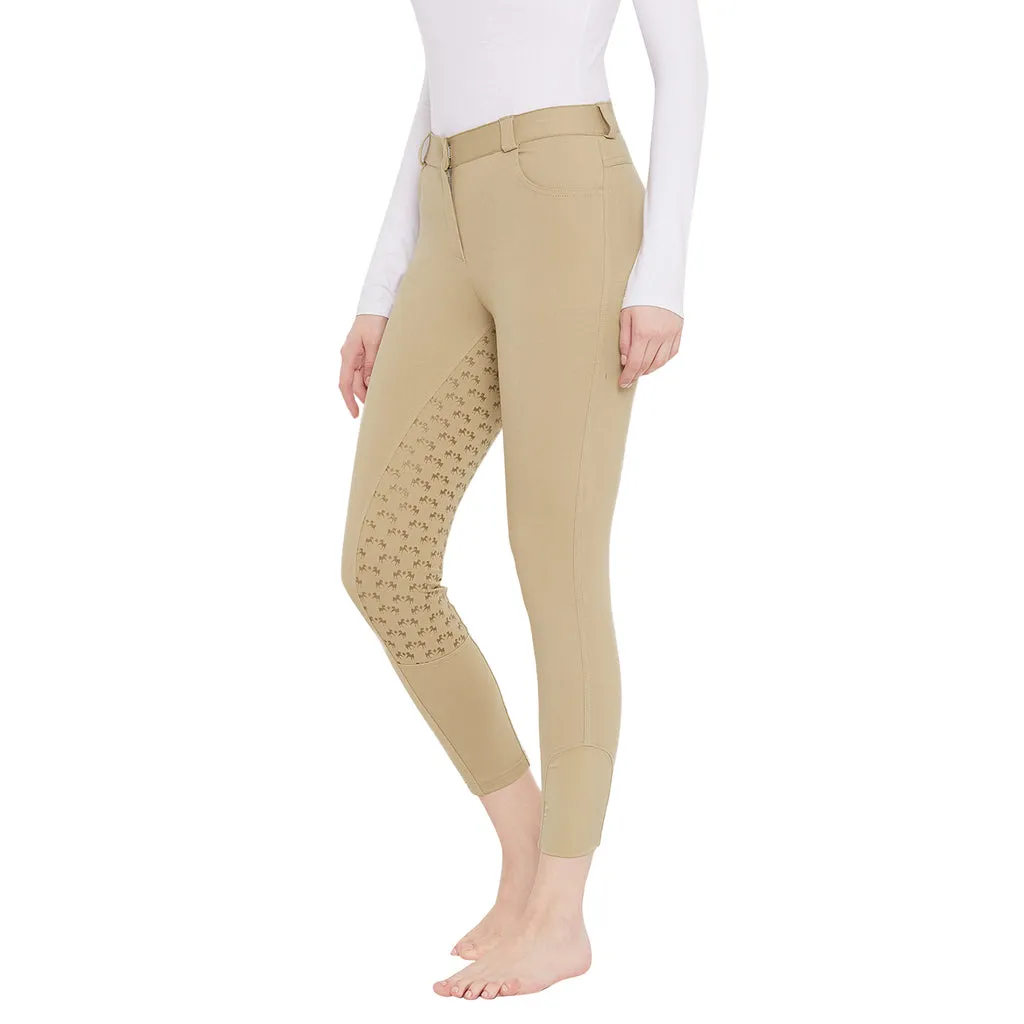 Equine Couture Heather Silicone rijbroek zwart full seat
