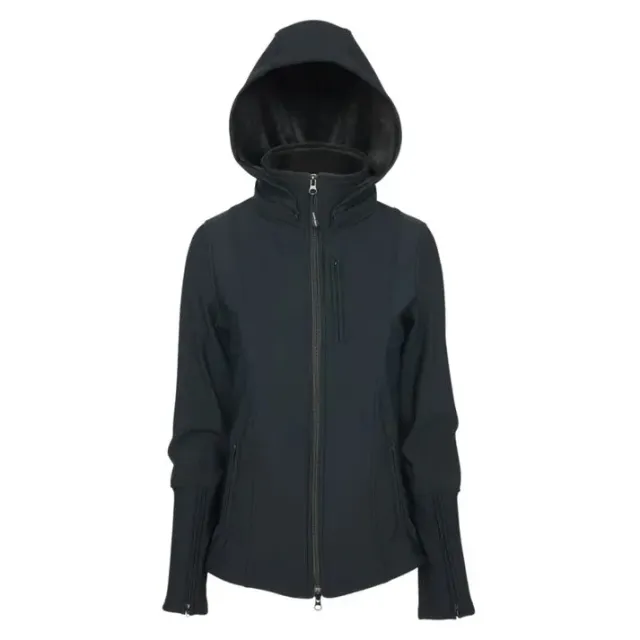 Dapplebay Everyday softshell rijjas Zwart fleece