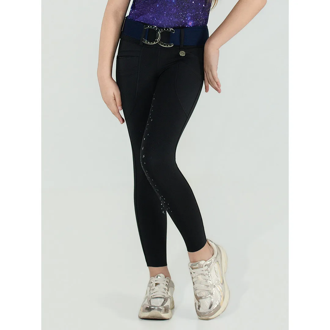 Dapplebay Constellation kinder rijtights zwart full seat