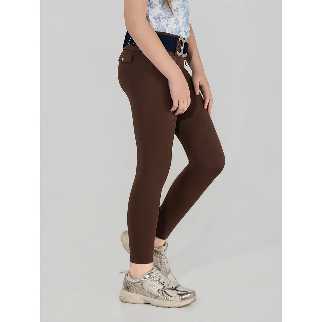 Dapplebay Essential kinder rijlegging Chestnut siliconen full seat