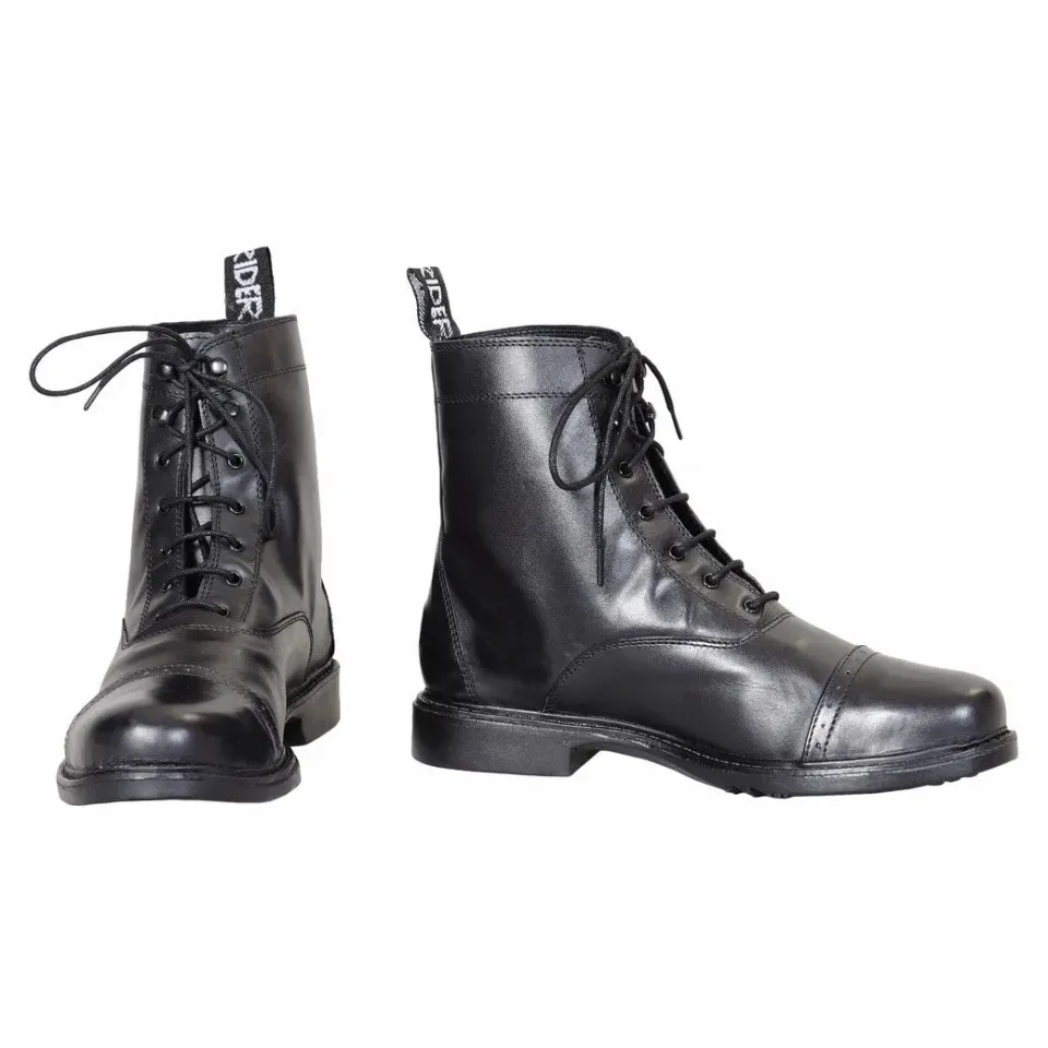 TuffRider Baroque dames jodhpurschoenen veters zwart