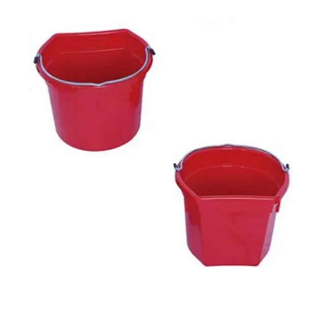TuffRider Water voeremmer rood 20QT stalvast