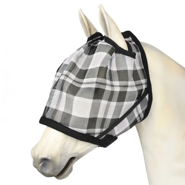 TuffRider FlyShield vliegenmasker zwart horse UV-bescherming
