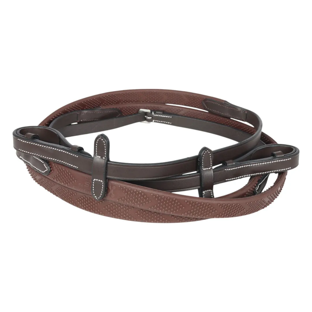 Henri de Rivel GripX Pro teugels havana rubber 54 inch