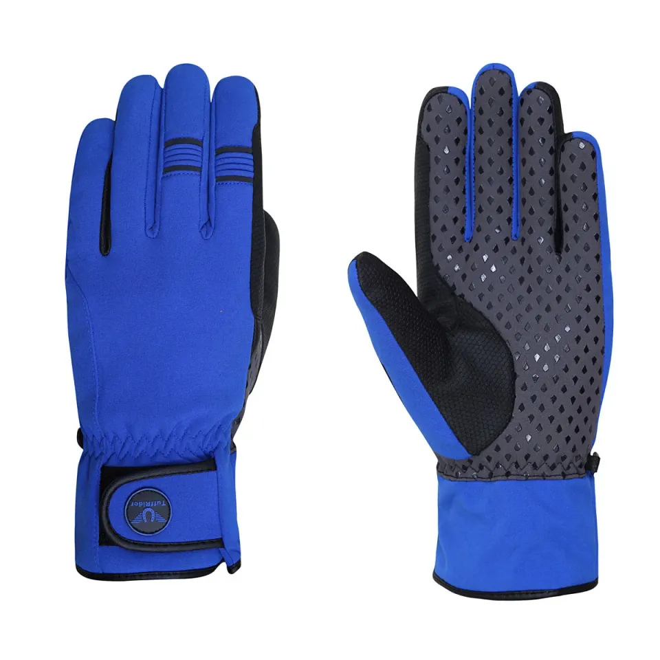 TuffRider Black Diamond winter rijhandschoenen Royal Blue