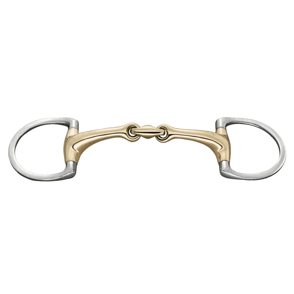 Herm Sprenger Dynamic RS Olijfbit D-ring dubbel gebroken