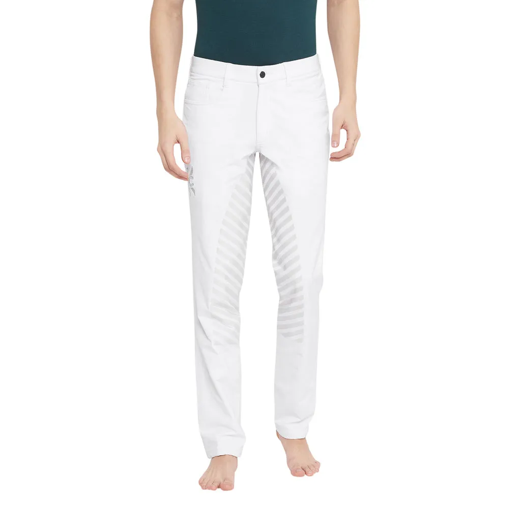 TuffRider Technical polobroek wit moisture wicking
