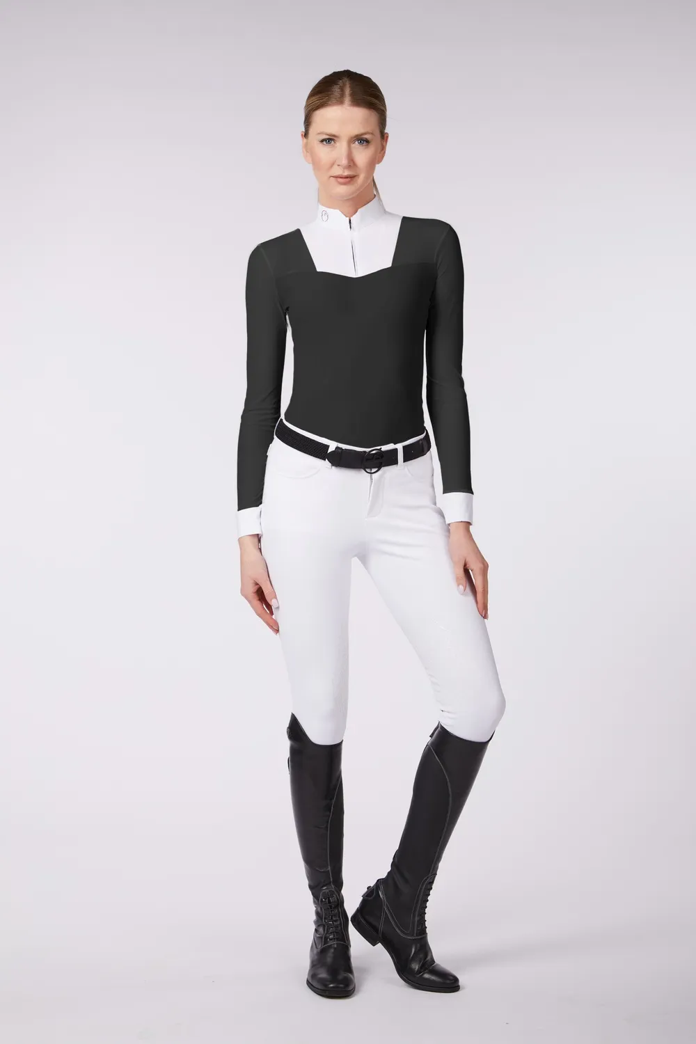 Vestrum Sabaudia wedstrijdshirt dames wit lange mouw