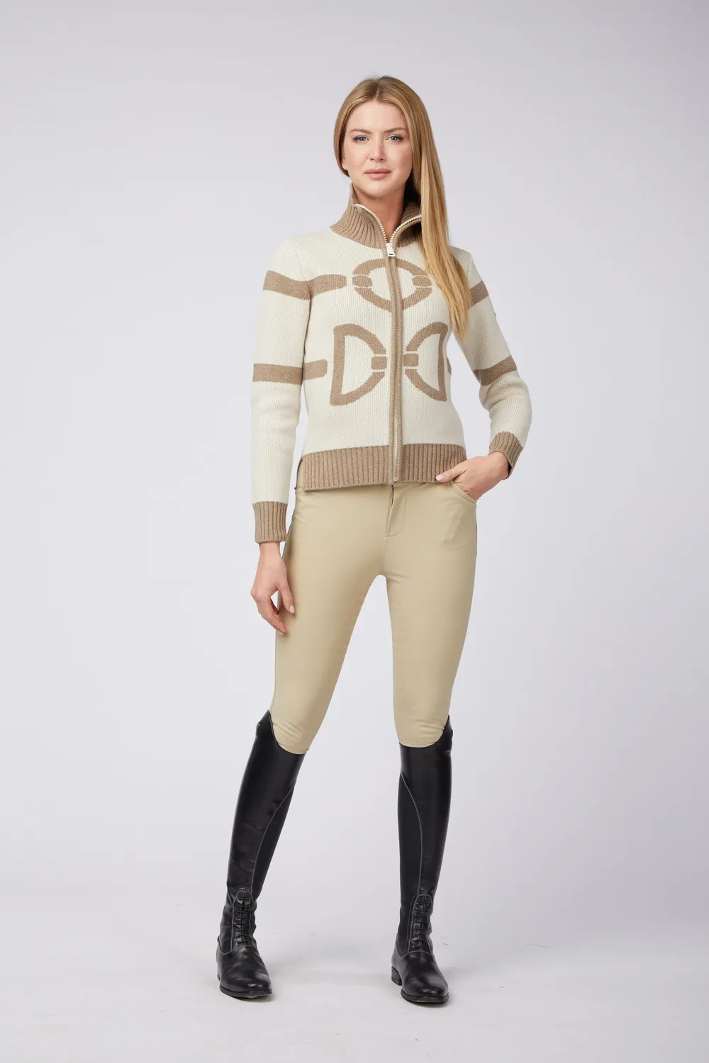 Vestrum Rennes damestrui met rits wol cashmere