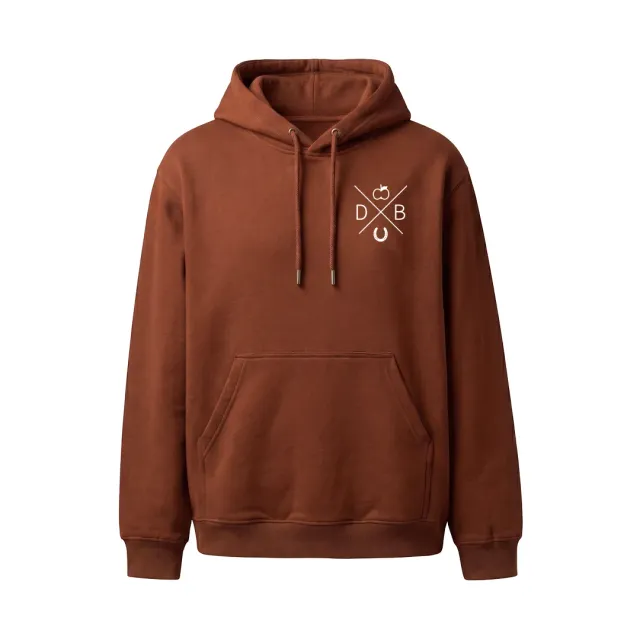 Dapplebay Palm Trees Horses hoodie roest katoenmix
