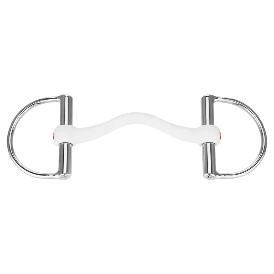 Herm Sprenger Nathe CM D-ring stangbit 15 mm zacht