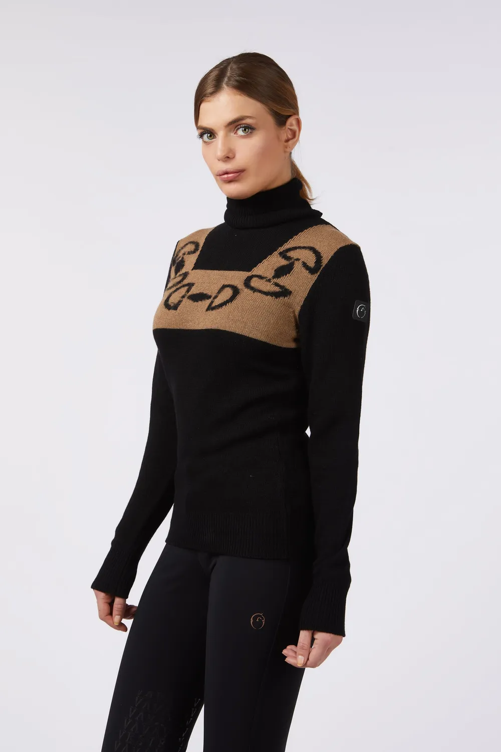Vestrum Leicester trui dames wol bitdetail